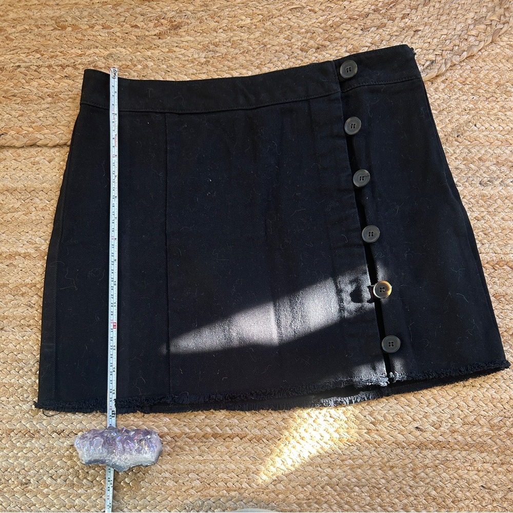 Button-Front Mini Skirt - image 3
